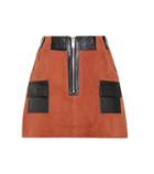 Ganni Miller Leather Skirt