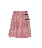 Alexander Mcqueen Embellished Tweed Skirt