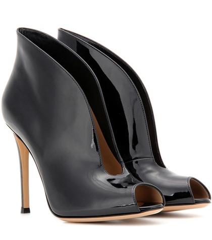 Gianvito Rossi Vamp Patent Leather Sandals