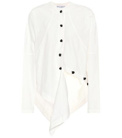 Jw Anderson Knot Button Asymmetric Shirt
