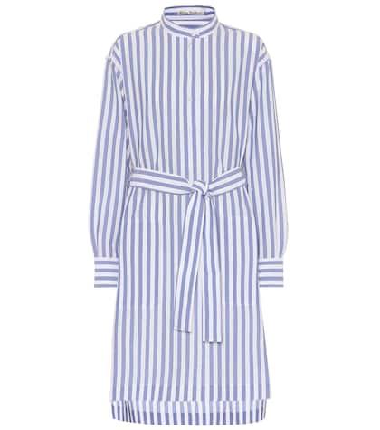 Acne Studios Derin Striped Cotton Dress