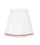 Chlo Pleated Cotton Mini Skirt