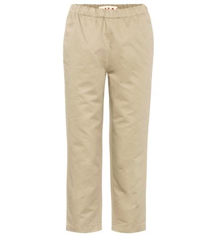 Marni Cotton And Linen Trousers
