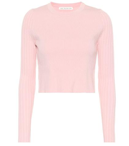 Live The Process Tie-back Ribbed Top