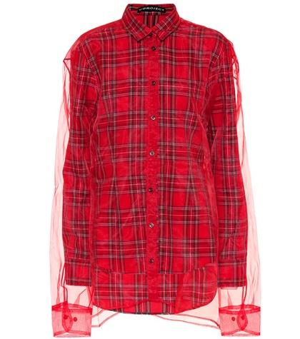Loewe Layered Plaid Shirt