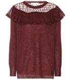 Stella Mccartney Knitted Mohair-blend Top