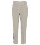 Calvin Klein 205w39nyc Embroidered Linen Trousers