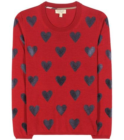 Burberry Printed Wool Sweater