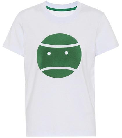 Saint Laurent Flocked Little Grumps Cotton-blend T-shirt