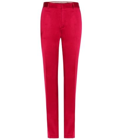 Edit Straight-leg Satin Trousers