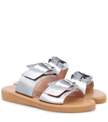Ancient Greek Sandals Iaso Leather Slides