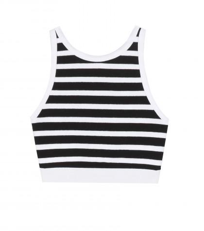 T By Alexander Wang Cotton Crop Top