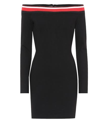 Peter Pilotto Striped Off-the-shoulder Dress