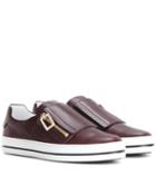 Roger Vivier Sneaky Viv Leather Sneakers