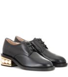 Redvalentino Casati Embellished Leather Derby Shoes