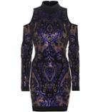 Stella Mccartney Crystal-embellished Cut-out Cotton Dress