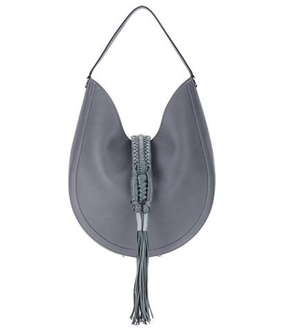 Self-portrait Ghianda Knot Hobo Leather Shoulder Bag