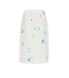 Marni Floral Cotton Blend Midi Skirt