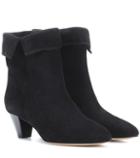 Veronica Beard Dyna Suede Ankle Boots