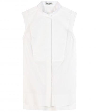 Balenciaga Sleeveless Cotton Shirt