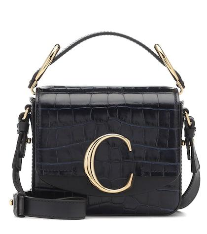 Versace Chloé C Mini Leather Shoulder Bag