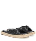 Dolce & Gabbana Knot Leather Slides