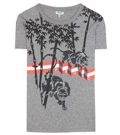 Miu Miu Printed Cotton T-shirt