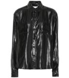 Saint Laurent Silk-blend Lamé Shirt