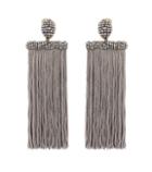 Oscar De La Renta Clip-on Tassel Earrings