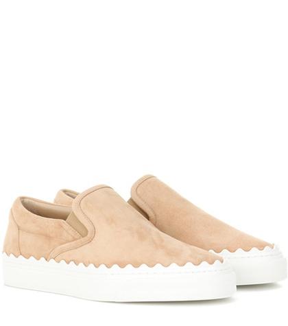 Chlo Suede Loafers