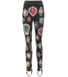 Mcq Alexander Mcqueen Printed Stirrup Leggings