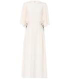 See By Chlo Lace-trimmed Silk-blend Dress