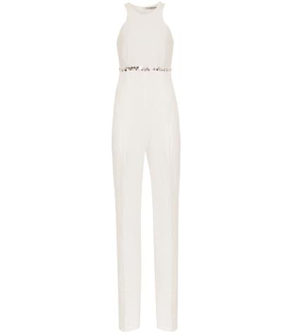 Roberto Cavalli Linen-blend Jumpsuit