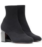 Clergerie Keane Stretch-knit Ankle Boots