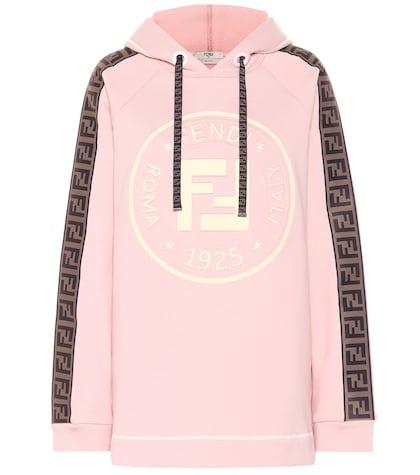 Fendi Printed Cotton-blend Hoodie