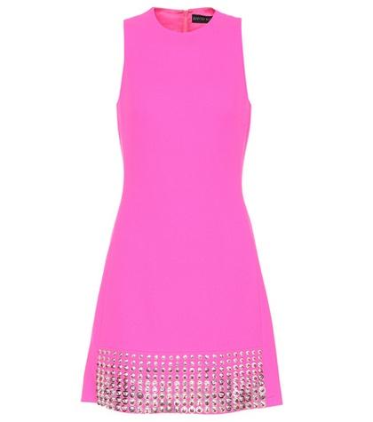 David Koma Wool Crêpe Sleeveless Dress
