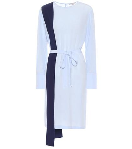 Stella Mccartney Asymmetric Silk Dress