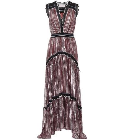 Peter Pilotto Metallic Silk-blend Gown