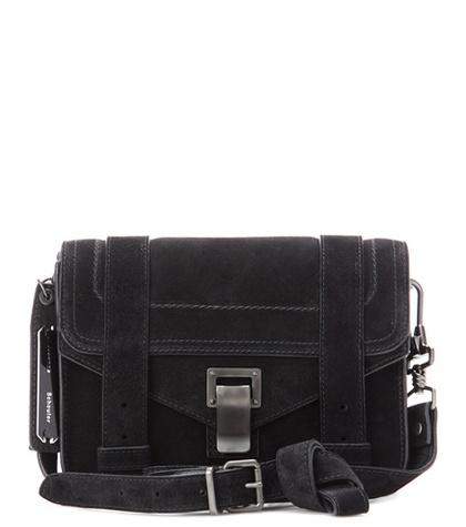 Rick Owens Ps1 Mini Crossbody Suede Shoulder Bag