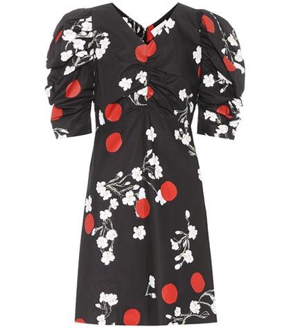 Isa Arfen Floral-printed Cotton Minidress