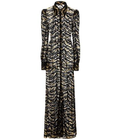Church's Metallic Embroidered Tulle Dress
