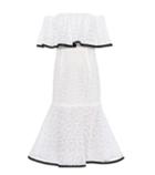 Calvin Klein 205w39nyc Off-the-shoulder Lace Gown