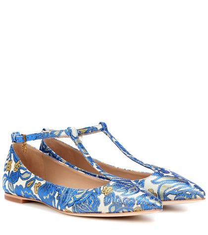 Tory Burch Ashton Brocade Ballerinas