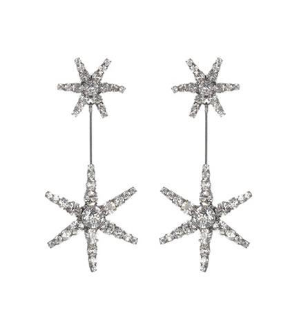 Jennifer Behr Starburst Crystal Earrings