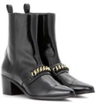 Stella Mccartney Embellished Patent Ankle Boots
