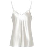 Helmut Lang Zipper-trimmed Silk Camisole