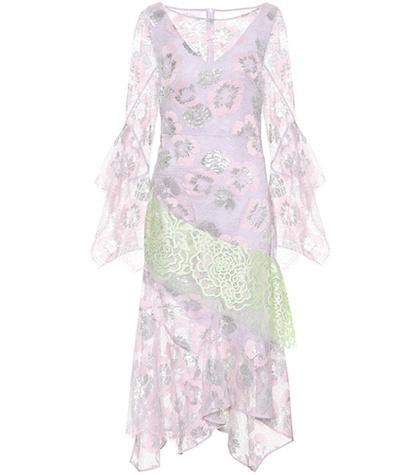 Chlo Lace And Lamé Dress