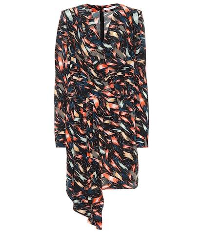 Givenchy Printed Silk Wrap Dress