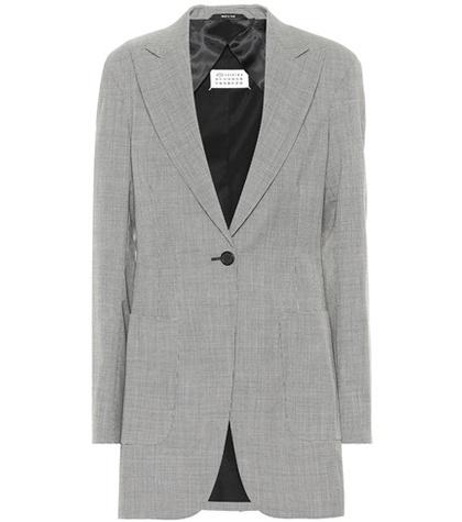 Erdem Houndstooth Wool Blazer