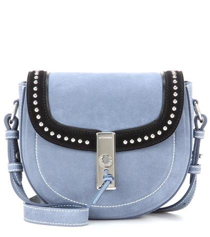 Altuzarra Ghianda Saddle Mini Suede Shoulder Bag